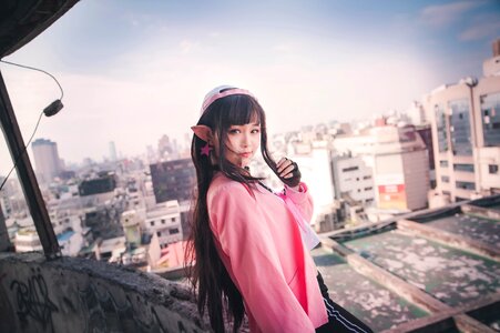 Cosplay woman girl portrait