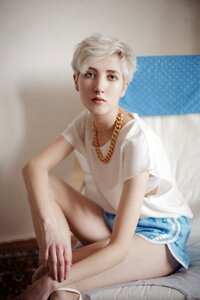 Woman girl portrait