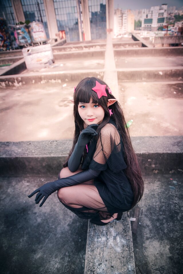 Cosplay woman girl portrait