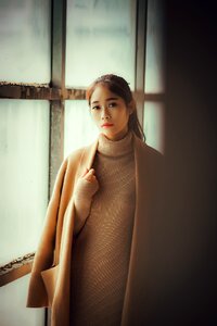 Woman girl portrait