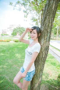 Woman girl portrait