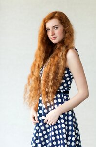 Woman girl portrait