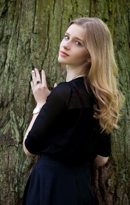 Woman girl portrait