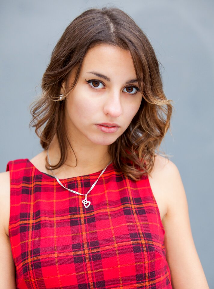 Woman girl portrait
