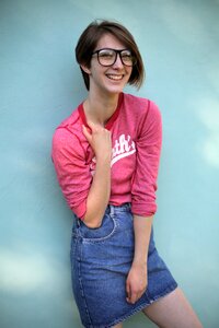 Woman girl portrait