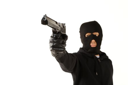 Terrorist pistol crime