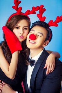 Couple christmas