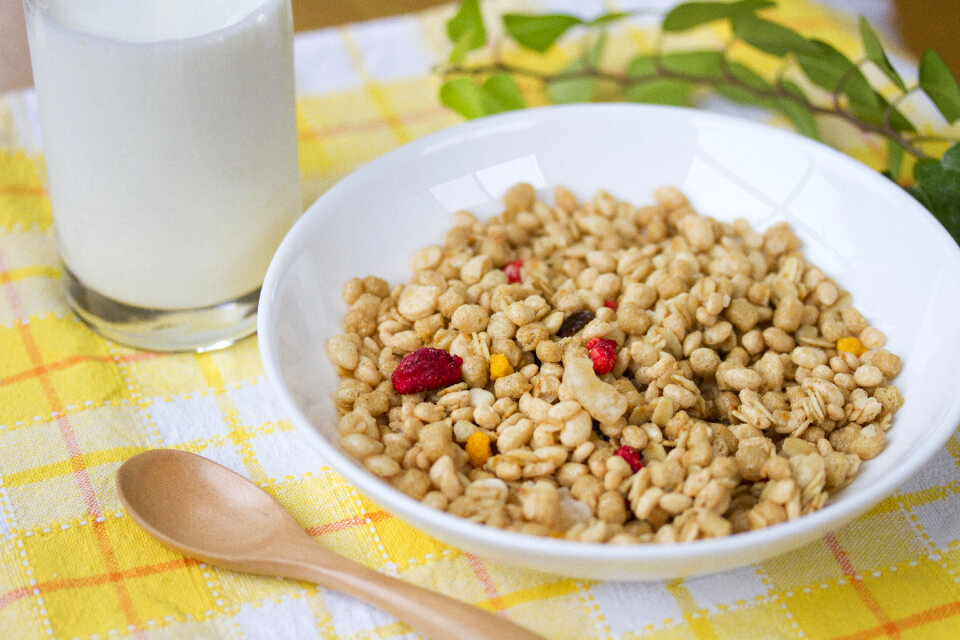 Granola breakfast cereal