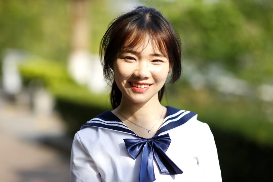 Female high school student