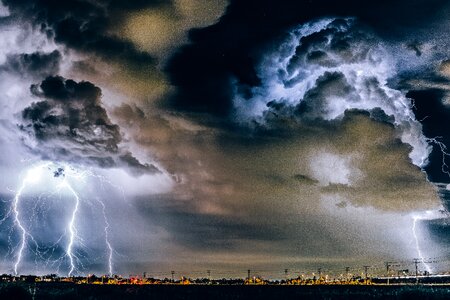 Lightning strike