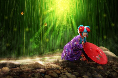 Woman girl cosplay