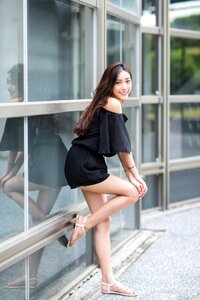 Woman girl portrait