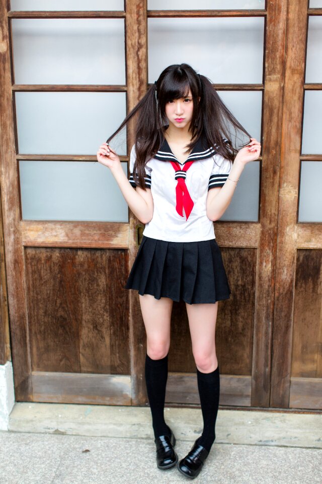 Female high school student