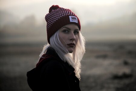 Woman girl portrait