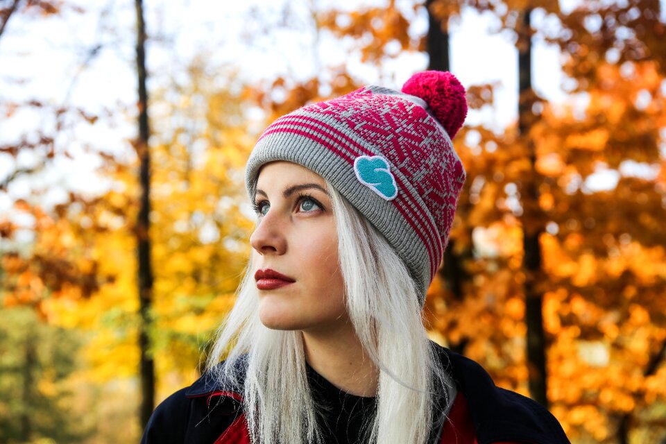 Woman girl portrait