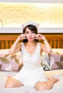 Woman girl portrait