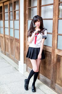 Female high school student