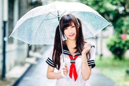 Female high school student