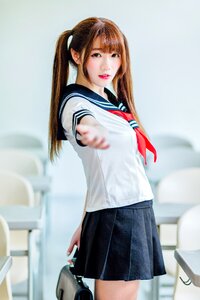 Female high school student