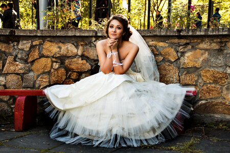 Wedding dress bride
