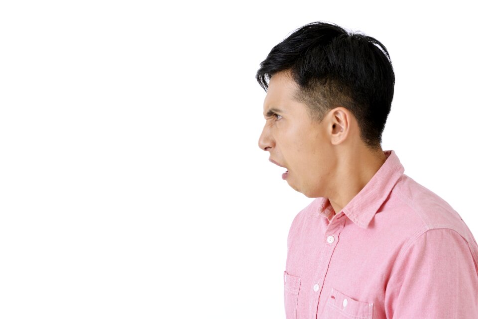 Man angry