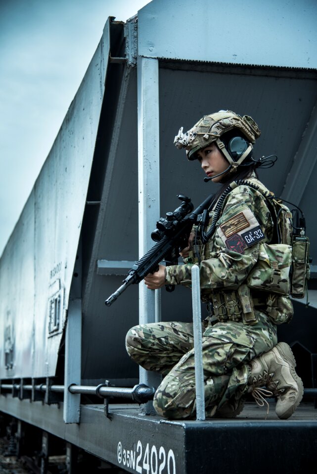 Female soldier