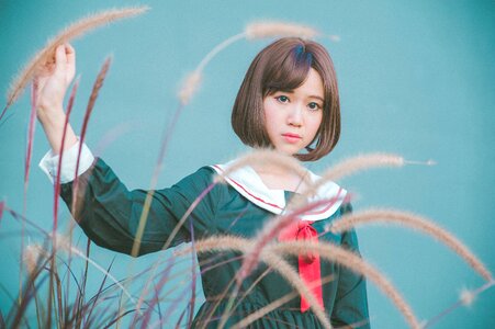 School girl portrait