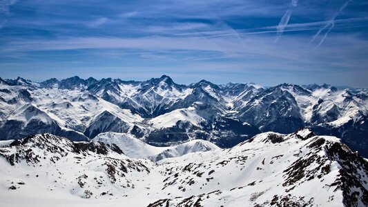 Alps mountain snow photo