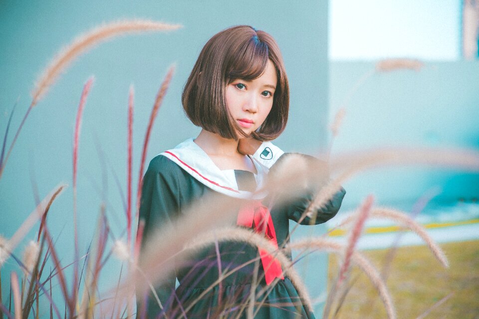 School girl portrait