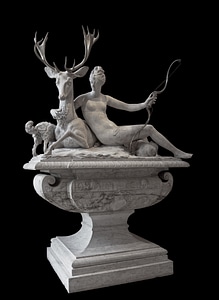 Marble louvre museum