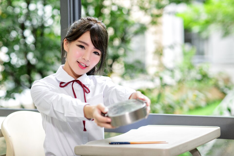 Female high school student