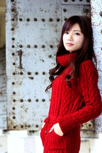 Woman girl portrait