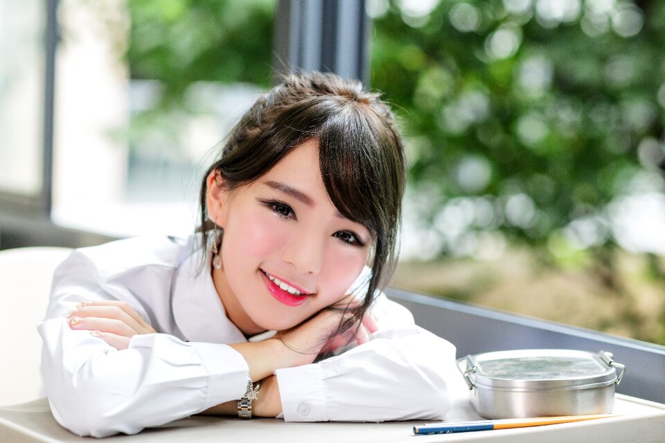 Female high school student