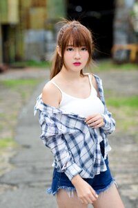 Woman girl portrait