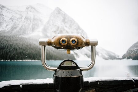 Binoculars lake louise