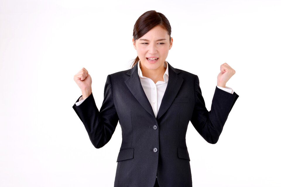 Business woman frustrate
