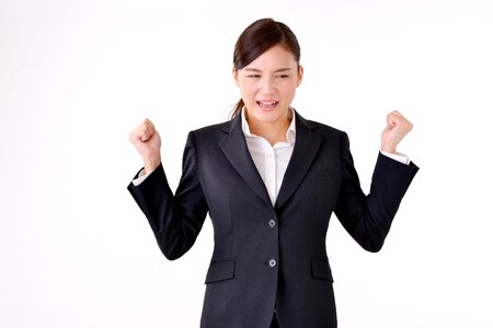 Business woman frustrate