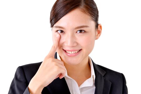 Business woman eye