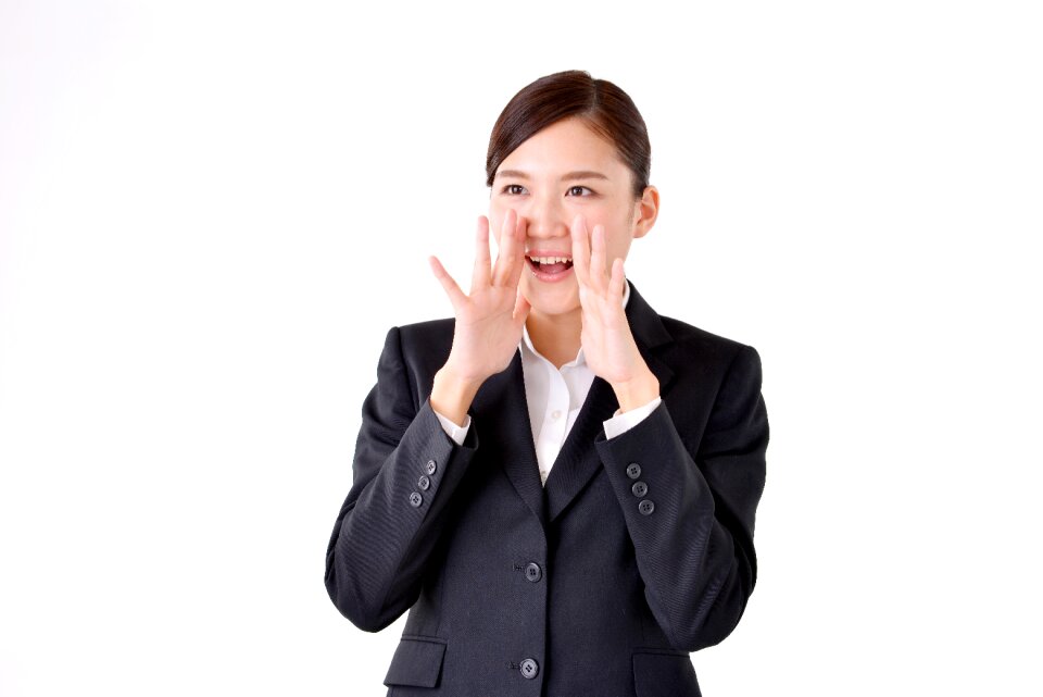 Business woman call