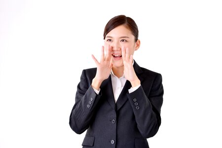 Business woman call