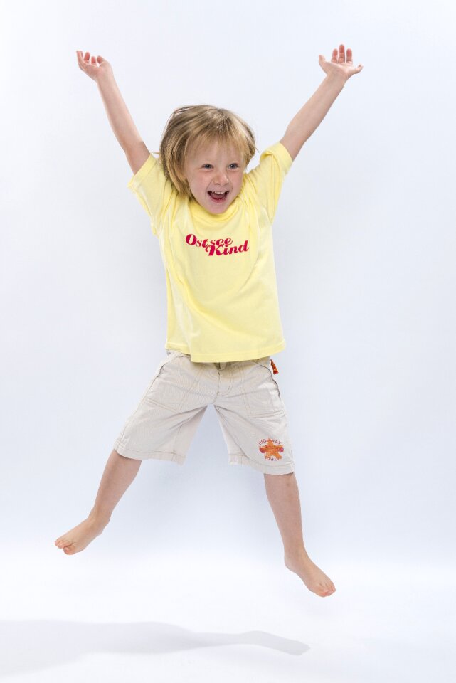 Child boy cheerful