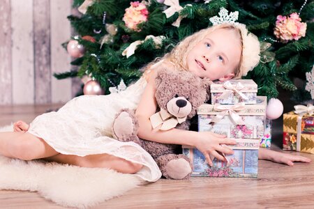 Christmas gift little girl