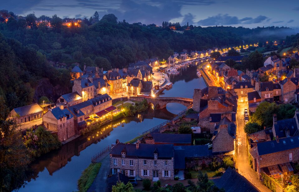 Dinan france old town