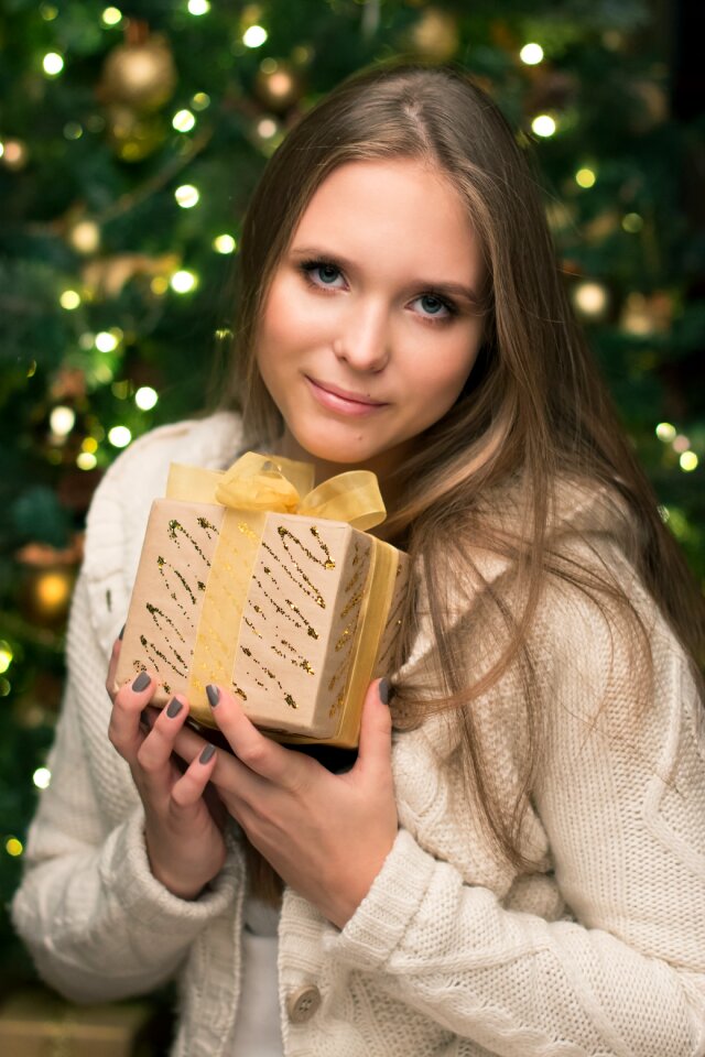 Christmas gift woman girl