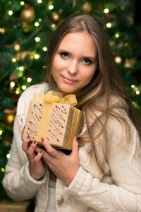 Christmas gift woman girl