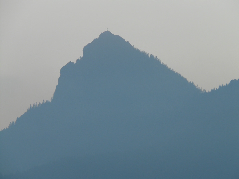Fog ridge summit