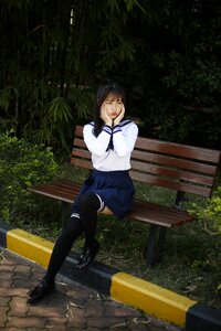 Female high school student