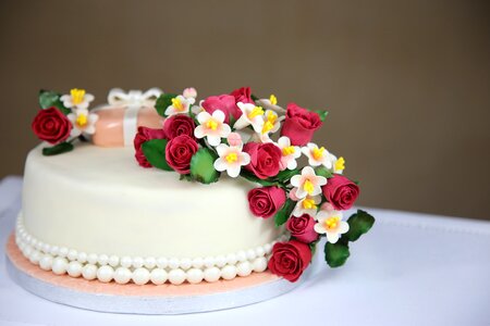 Decoration cake sweet food photo