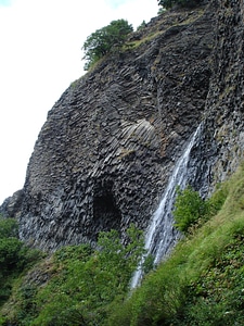 Waterfall water basalt