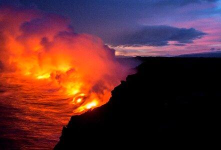 Lava flow